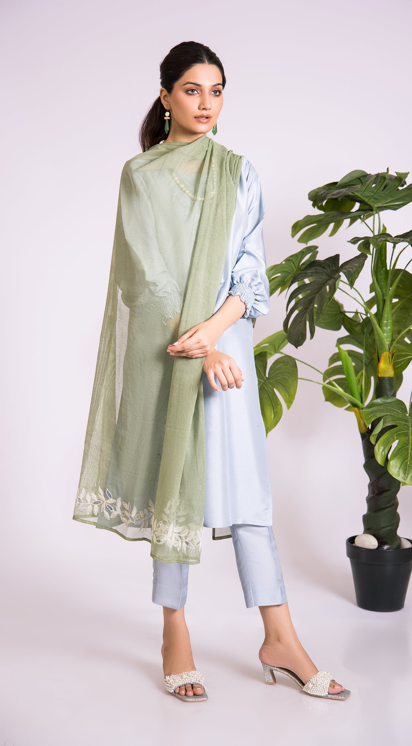 Cut Work Dupatta