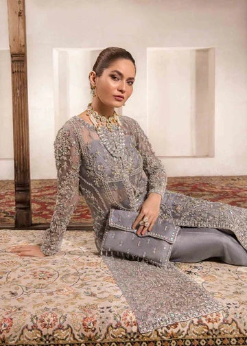 Chandi Style — Mairaz Silver Grey Three-Piece Suit
