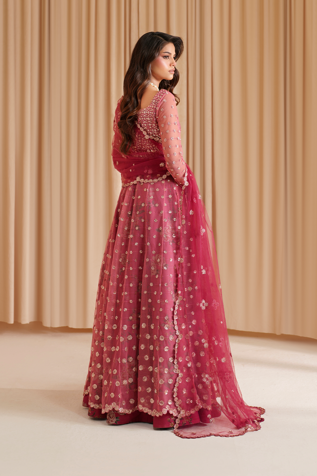 CC-72  Embroidered Net