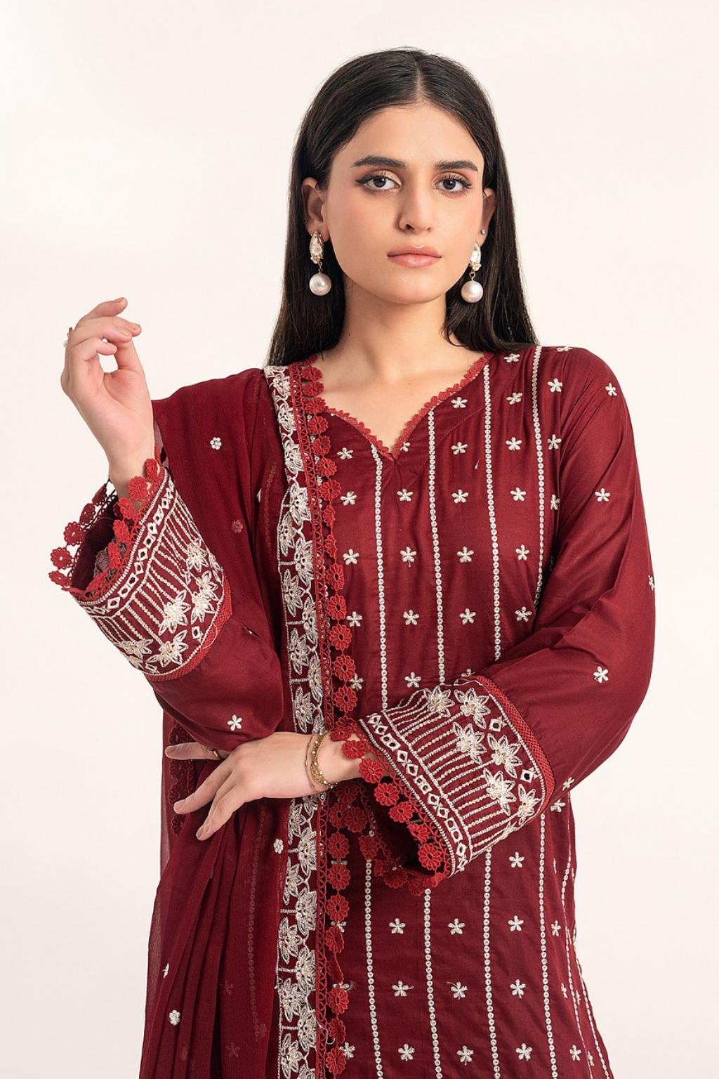 Ready to Wear Lawn Embroidered Suit D-200 - D-200