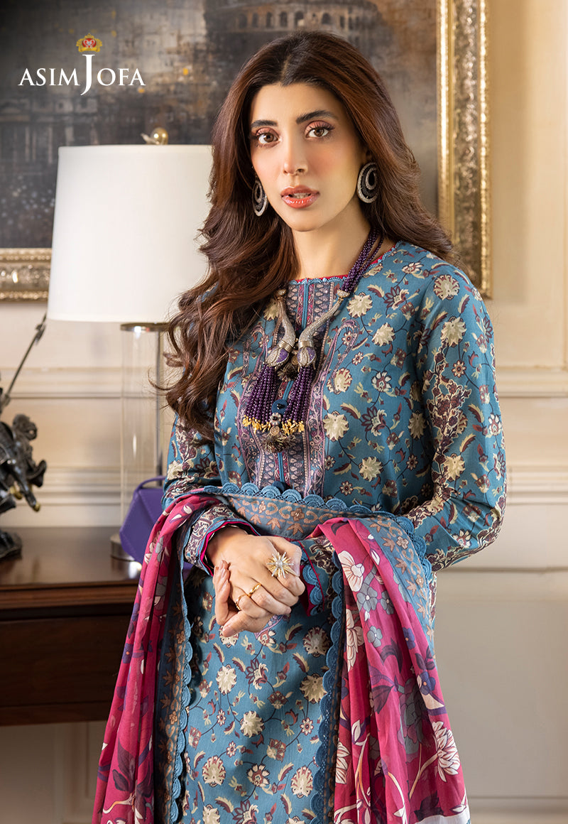 AJS-27 PRINTED LAWN 2 PCS