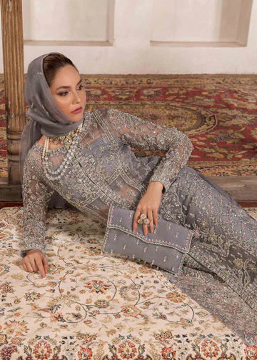 Chandi Style — Mairaz Silver Grey Three-Piece Suit