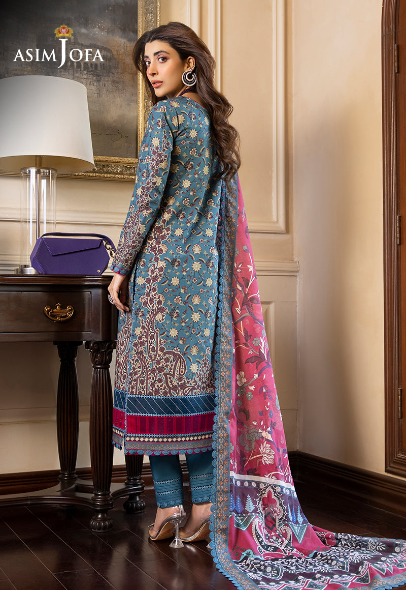 AJS-27 PRINTED LAWN 2 PCS