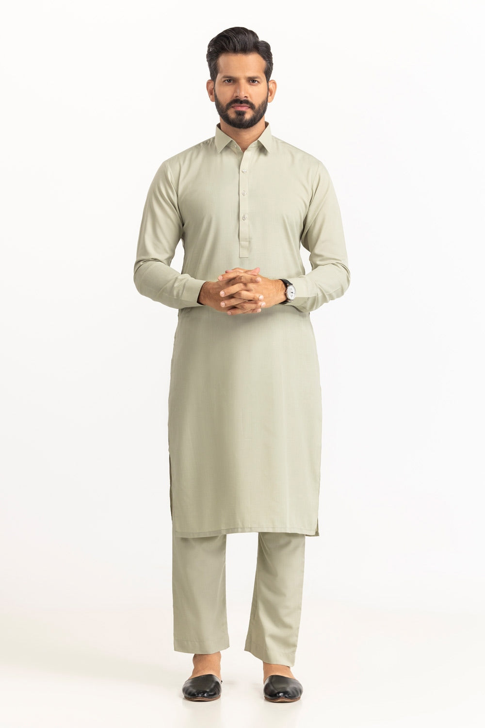 Gul Makhmal Unstitched Fabric Blended-Lf