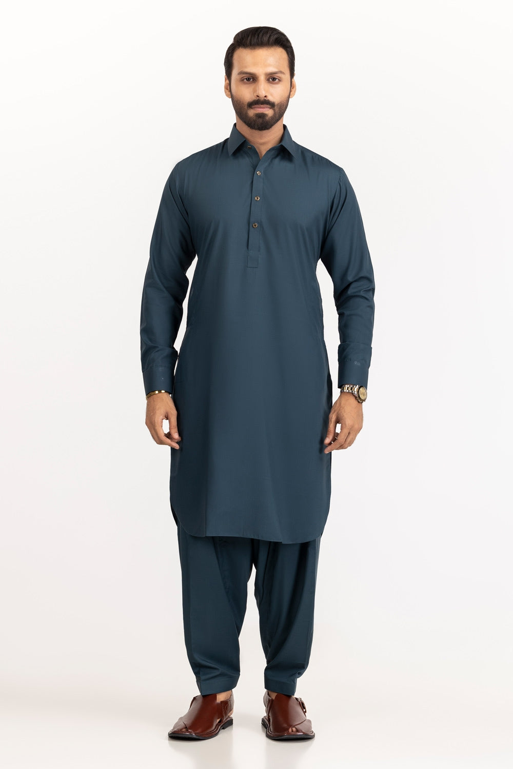 Gul 90 Fresher Unstitched Fabric Blended-Lf