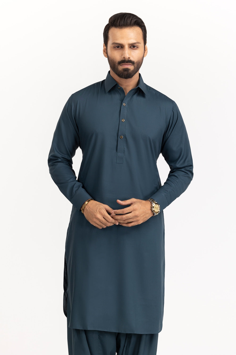 Gul 90 Fresher Unstitched Fabric Blended-Lf