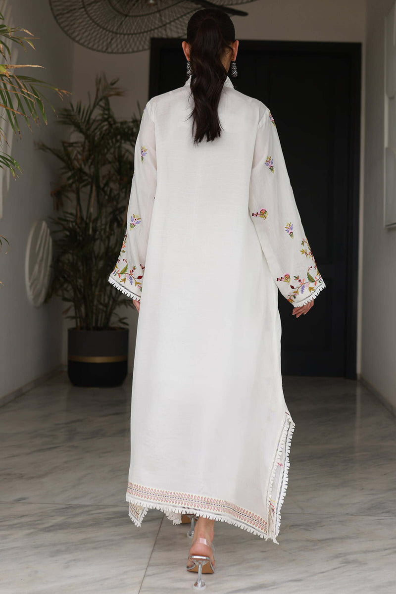 Silky white