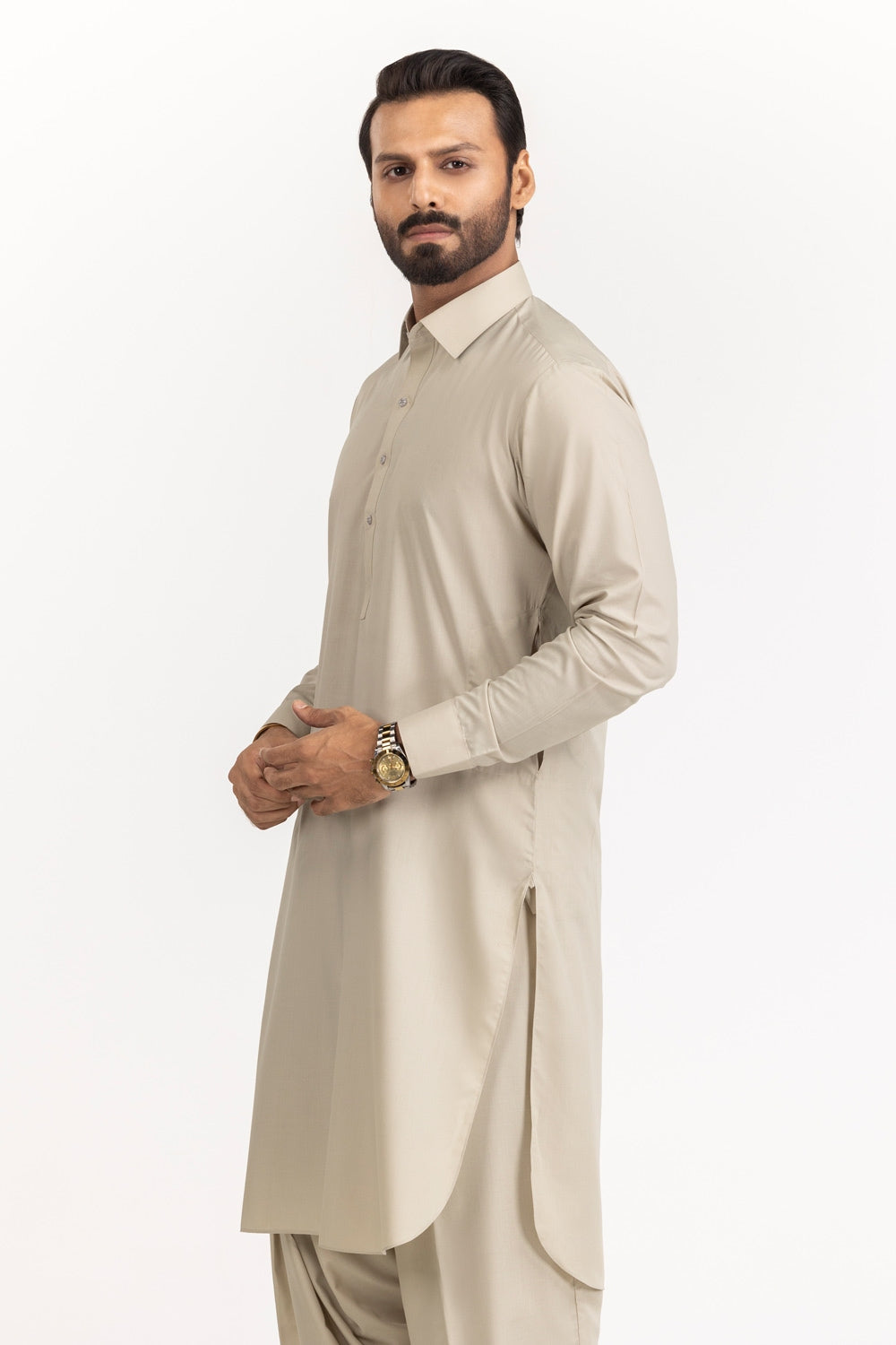 Gul 90 Fresher Unstitched Fabric Blended-Lf