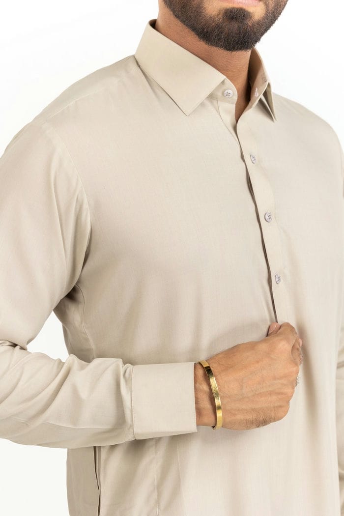Gul 90 Fresher Unstitched Fabric Blended-Lf