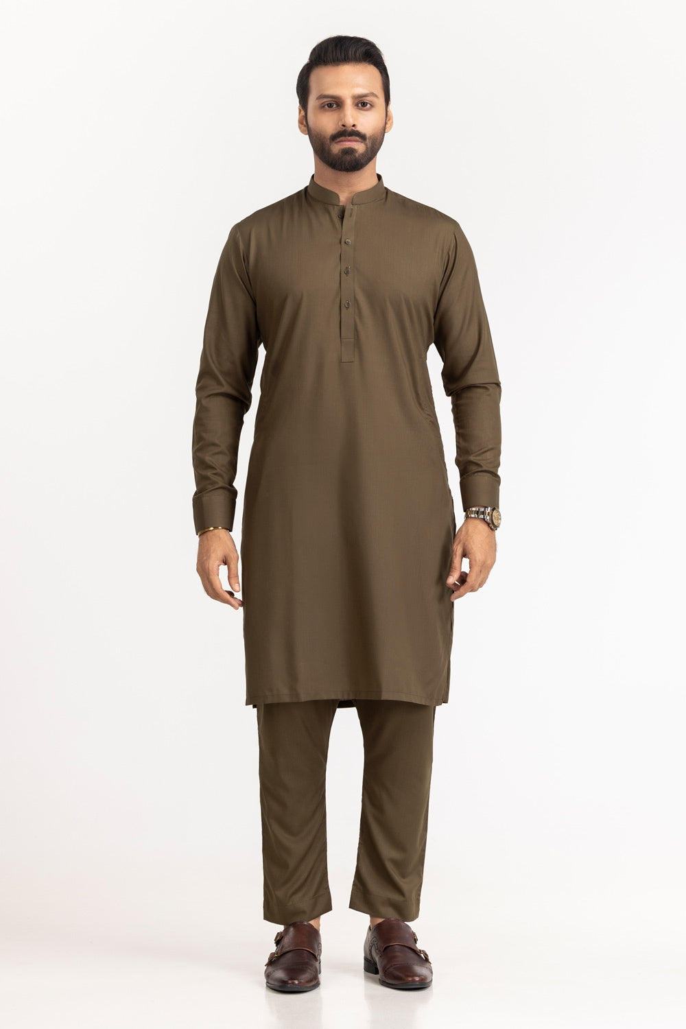 Gul 90 Fresher Unstitched Fabric Blended-Lf