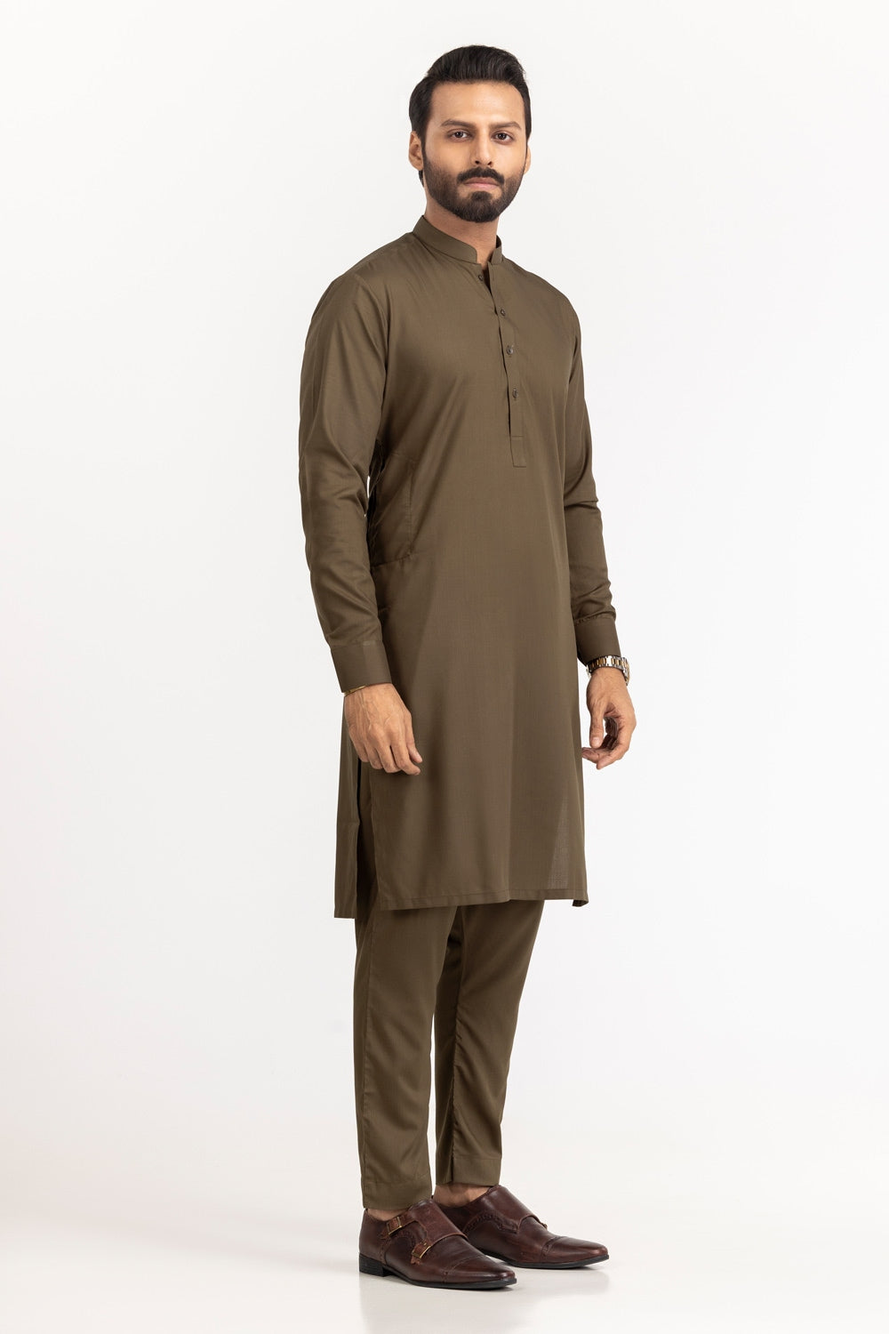 Gul 90 Fresher Unstitched Fabric Blended-Lf