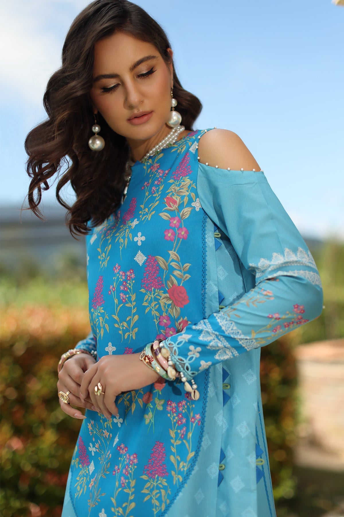 3-PC Unstitched Embroidered Lawn CH6-19