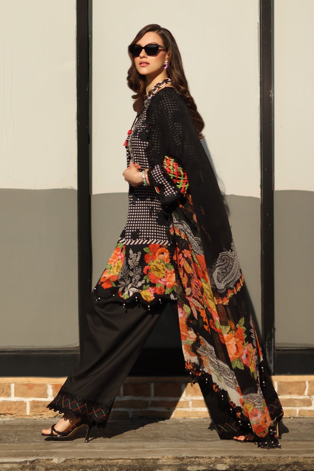 3-PC Unstitched Embroidered Lawn Collection CC6-002