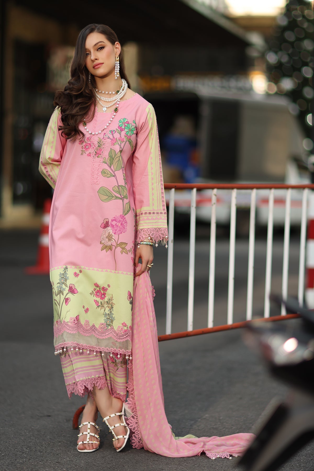 3-PC Unstitched Embroidered Lawn CH6-14
