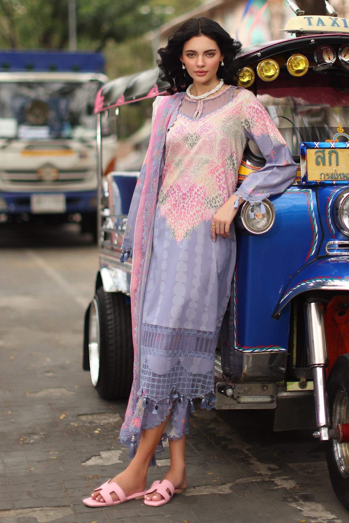 3-PC Unstitched Embroidered Lawn Collection CC6-22