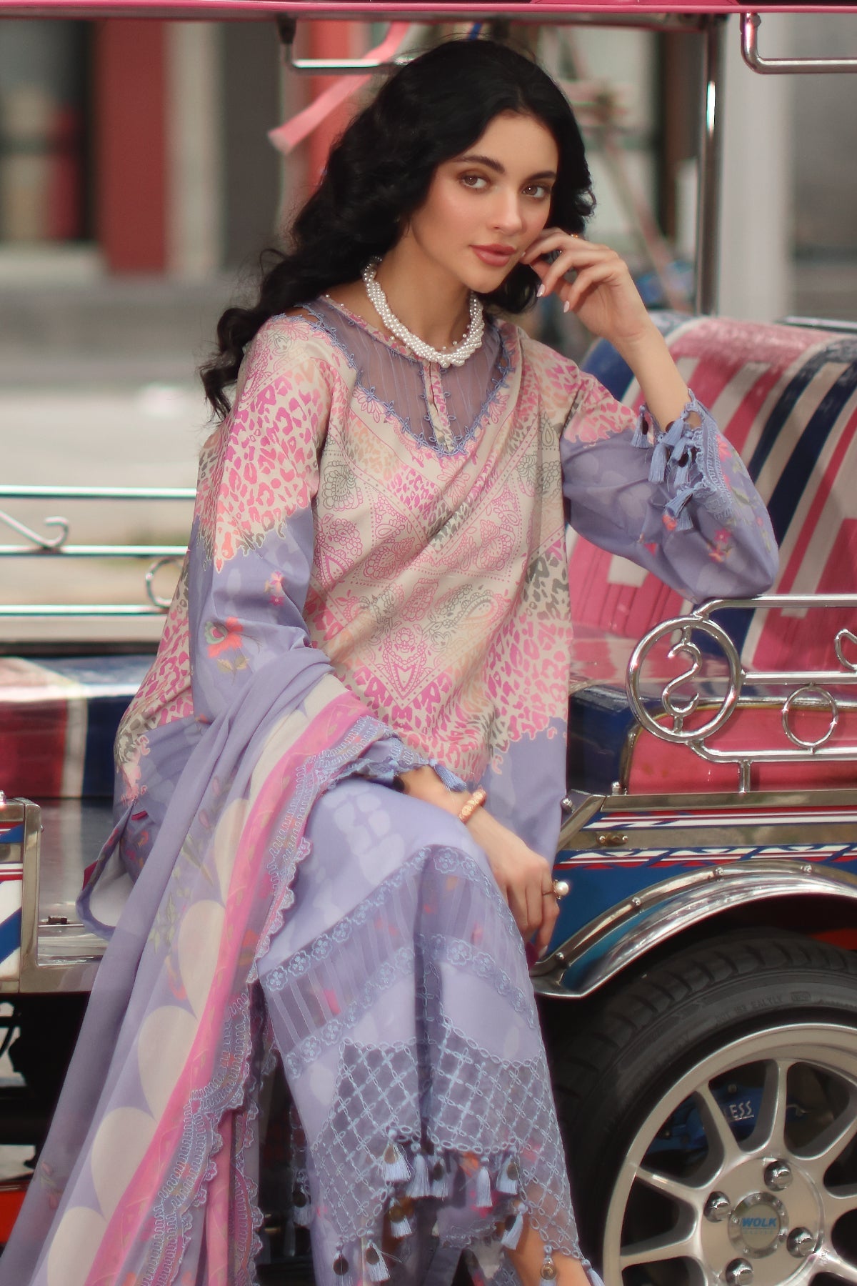 3-PC Unstitched Embroidered Lawn Collection CC6-22
