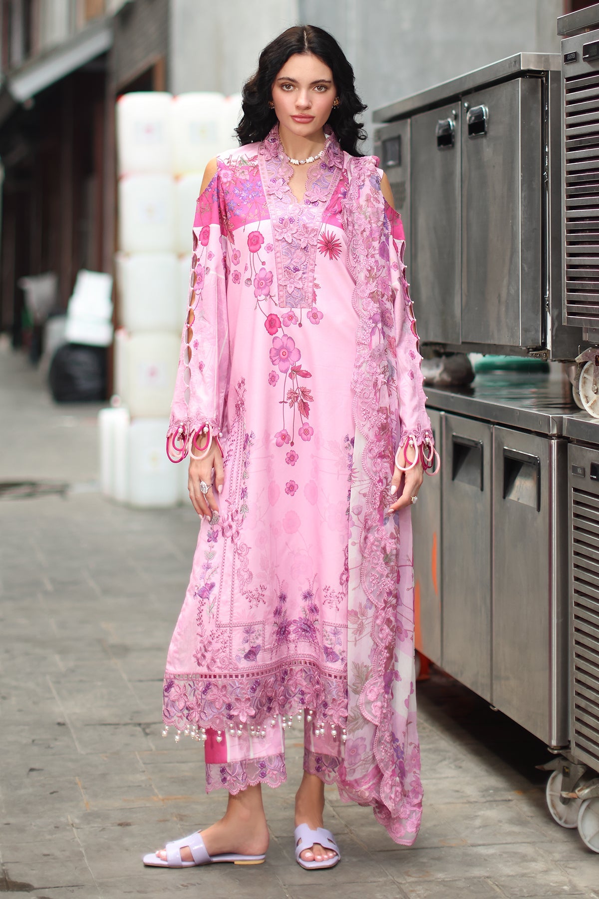 3-PC Unstitched Lawn Collection CS6-07