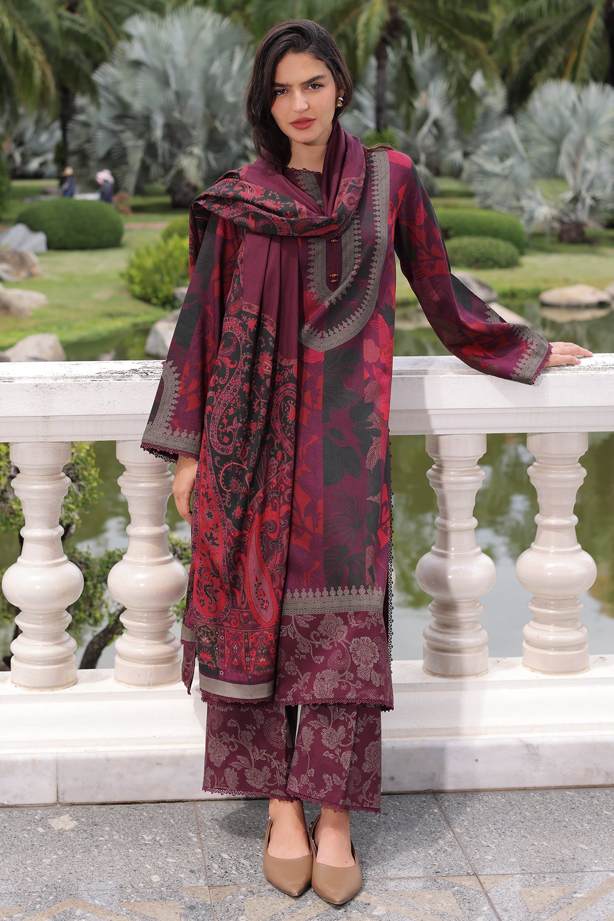 3-PC Unstitched Linen Collection CPW6-12