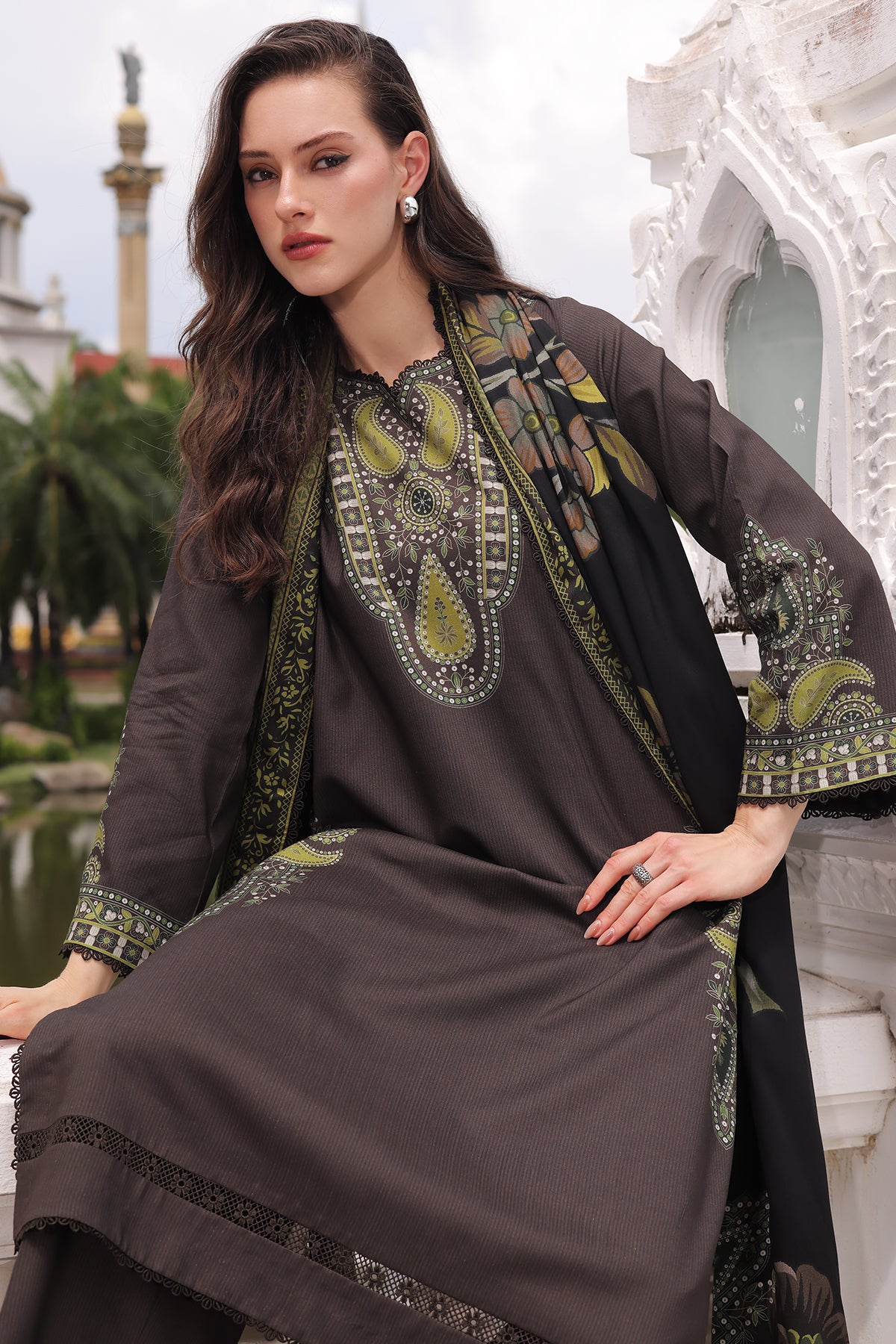 3-PC Unstitched Linen Collection CPW6-14