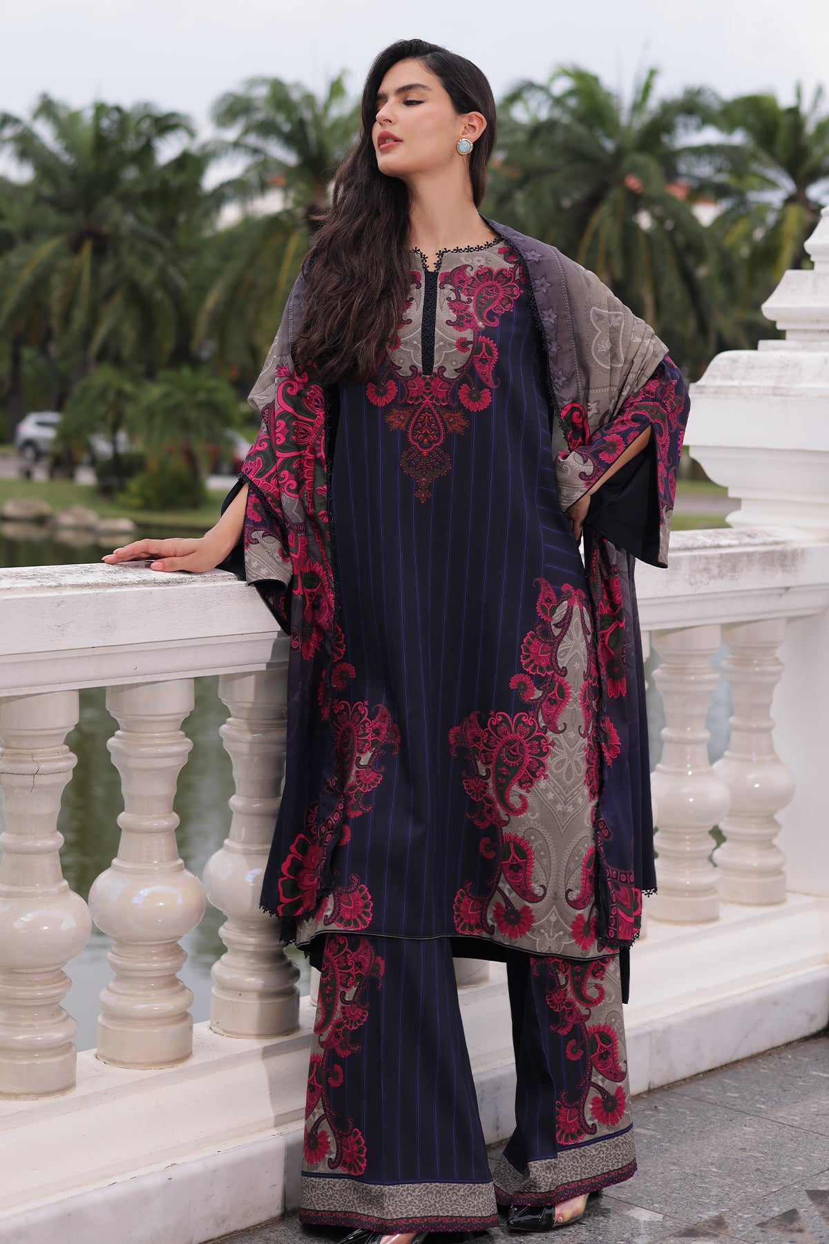 3-PC Unstitched Linen Collection CPW6-15