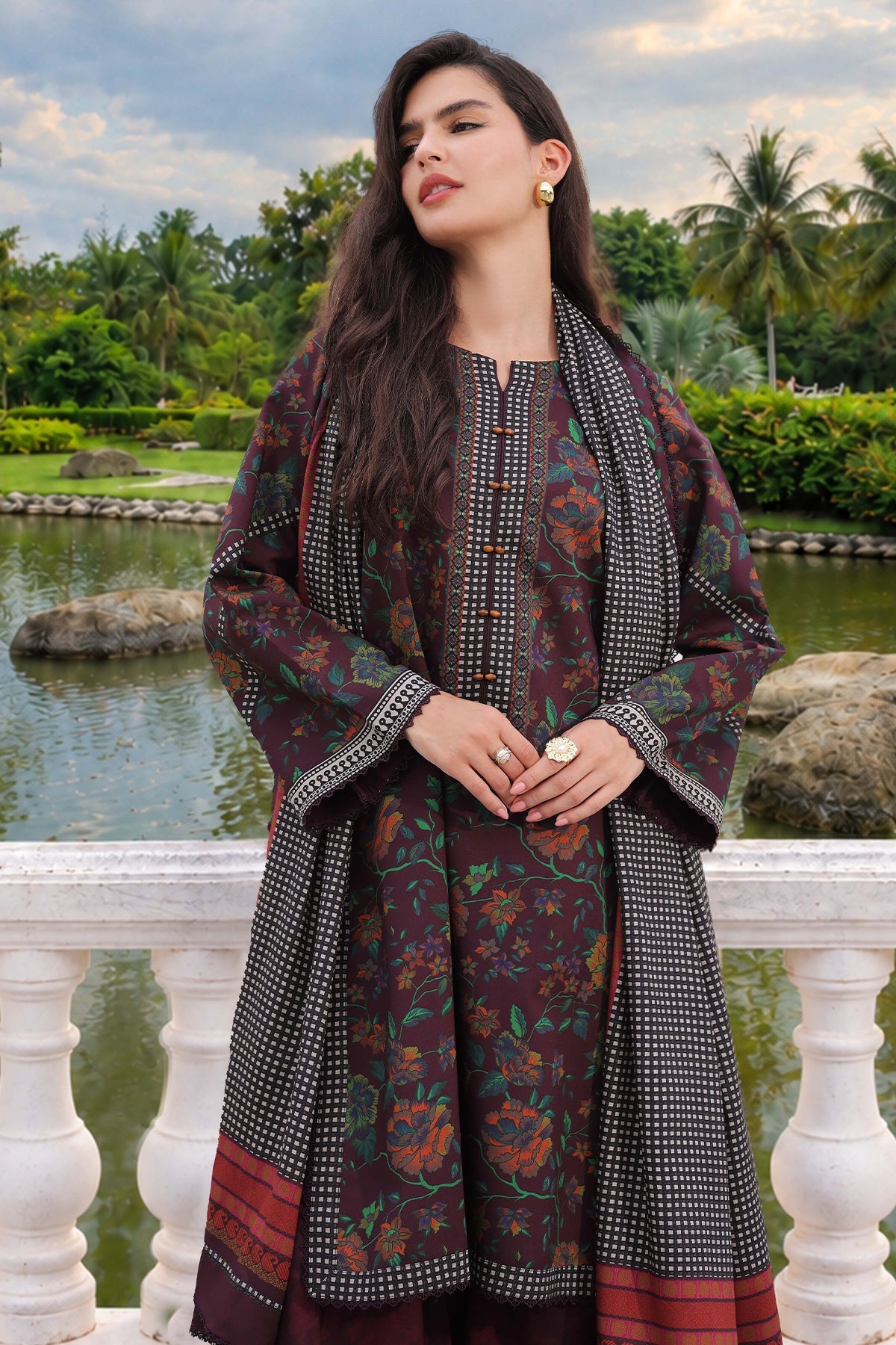 3-PC Unstitched Linen Collection CPW6-17