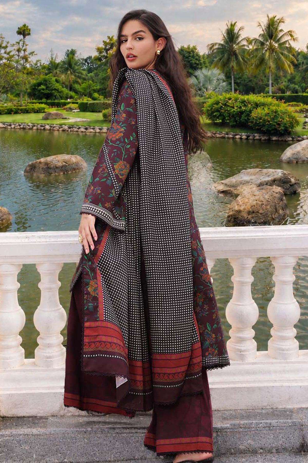 3-PC Unstitched Linen Collection CPW6-17