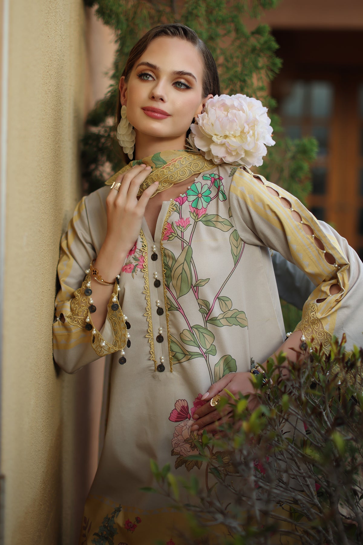 3-PC Unstitched Embroidered Lawn CH6-20