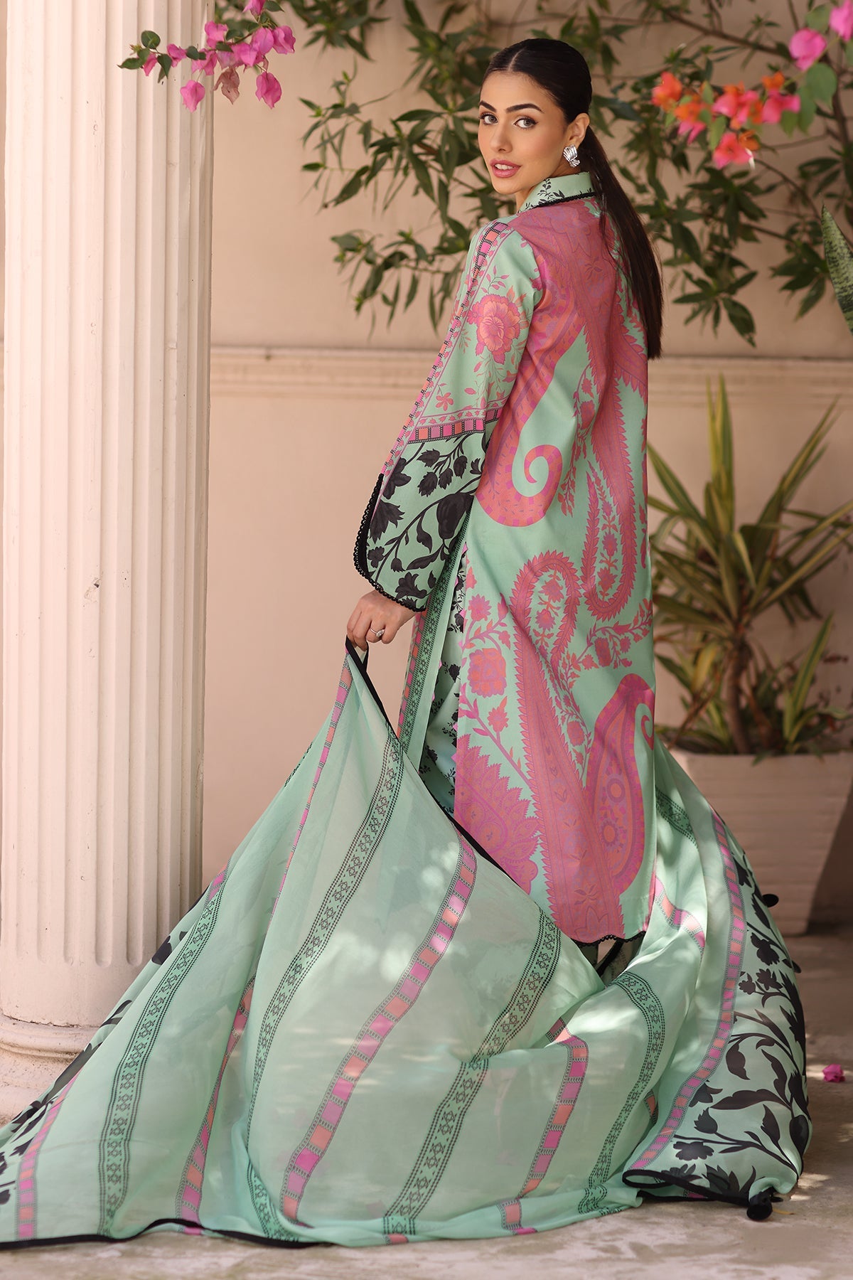 3-PC Unstitched Printed Lawn C-Print Vol 2 CP6-19