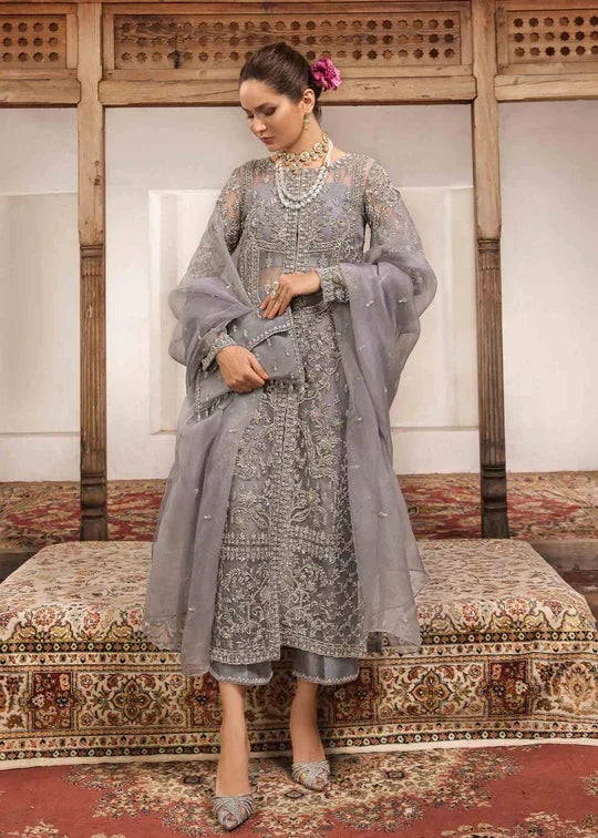 Chandi Style — Mairaz Silver Grey Three-Piece Suit