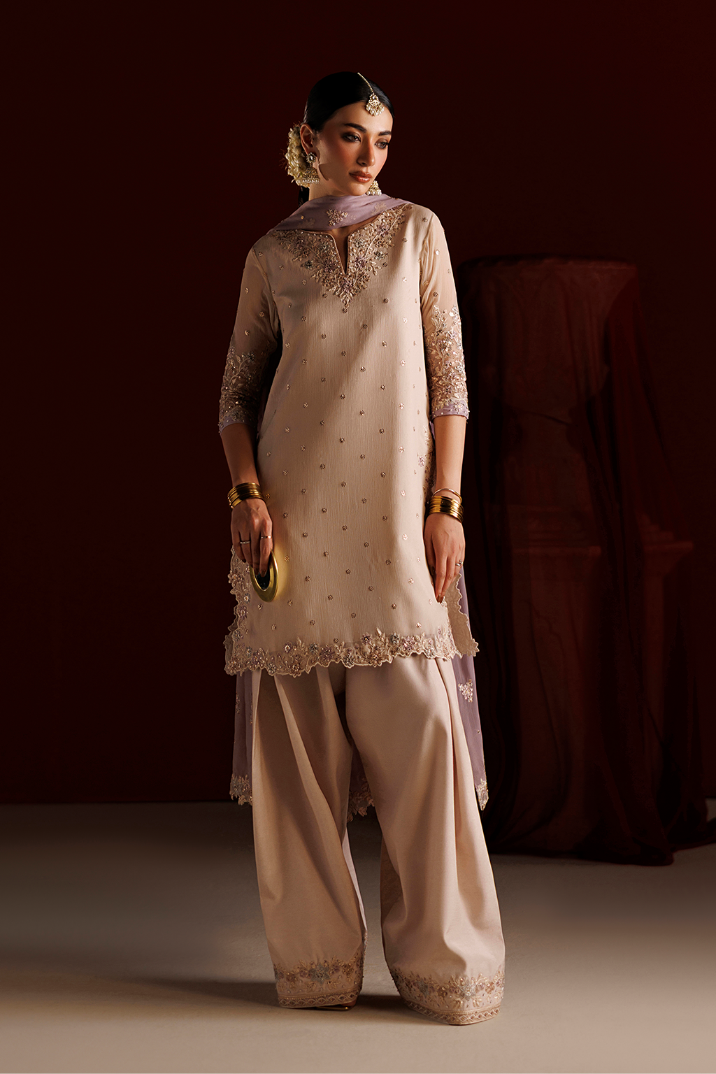 CC-104 Embroidered Chiffon