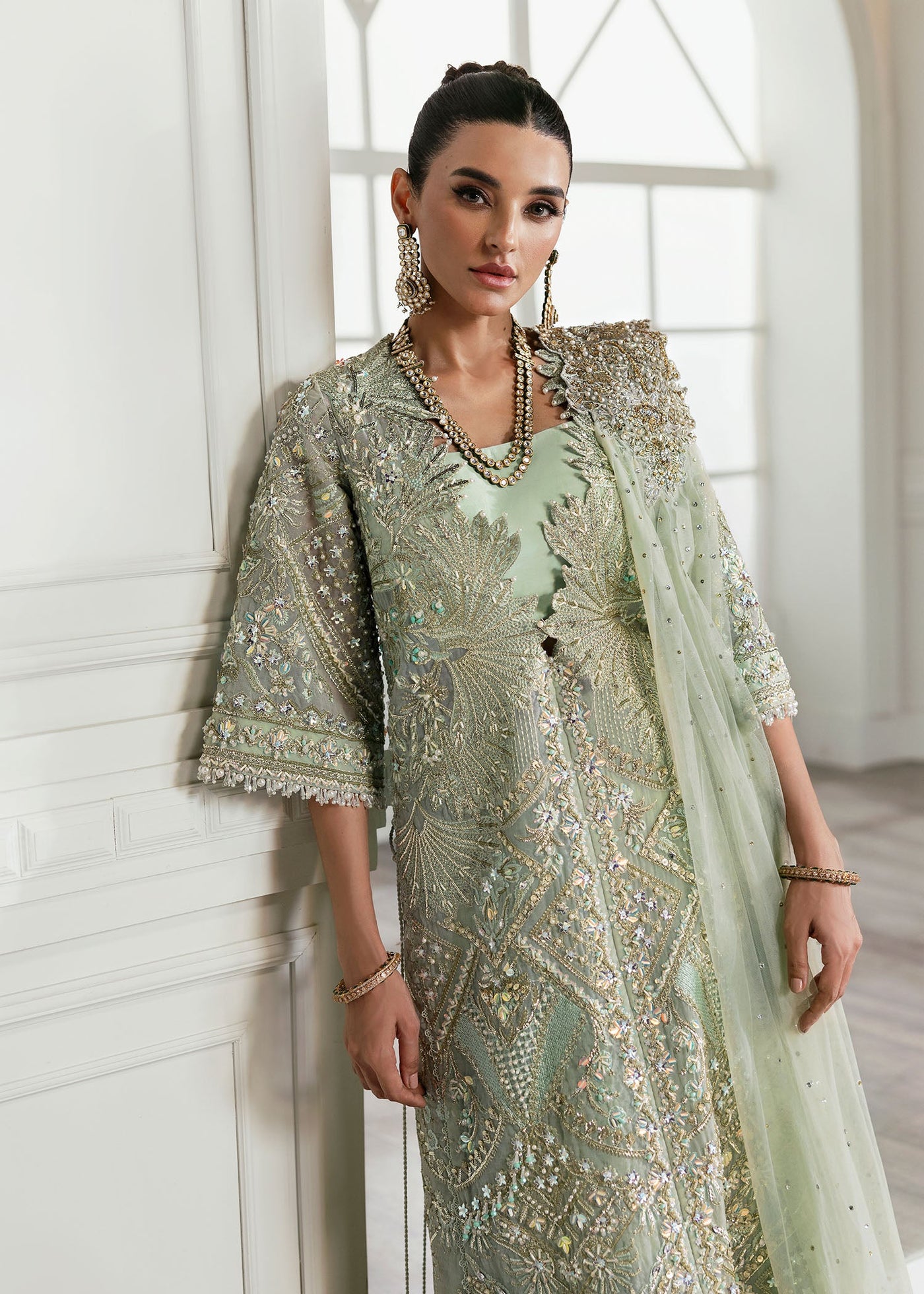 Art Deco Glitz Stitched