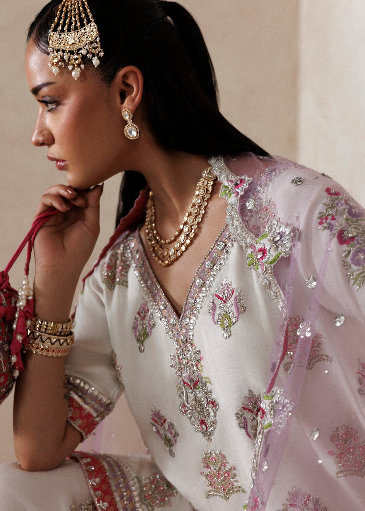 Plain Raw Silk Sharara - 50,000 (Trance)