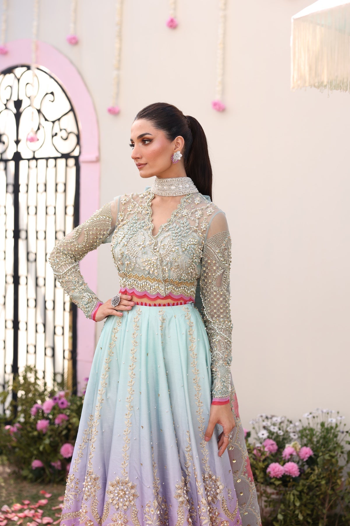 Embroidered Light Khaddar Shalwar