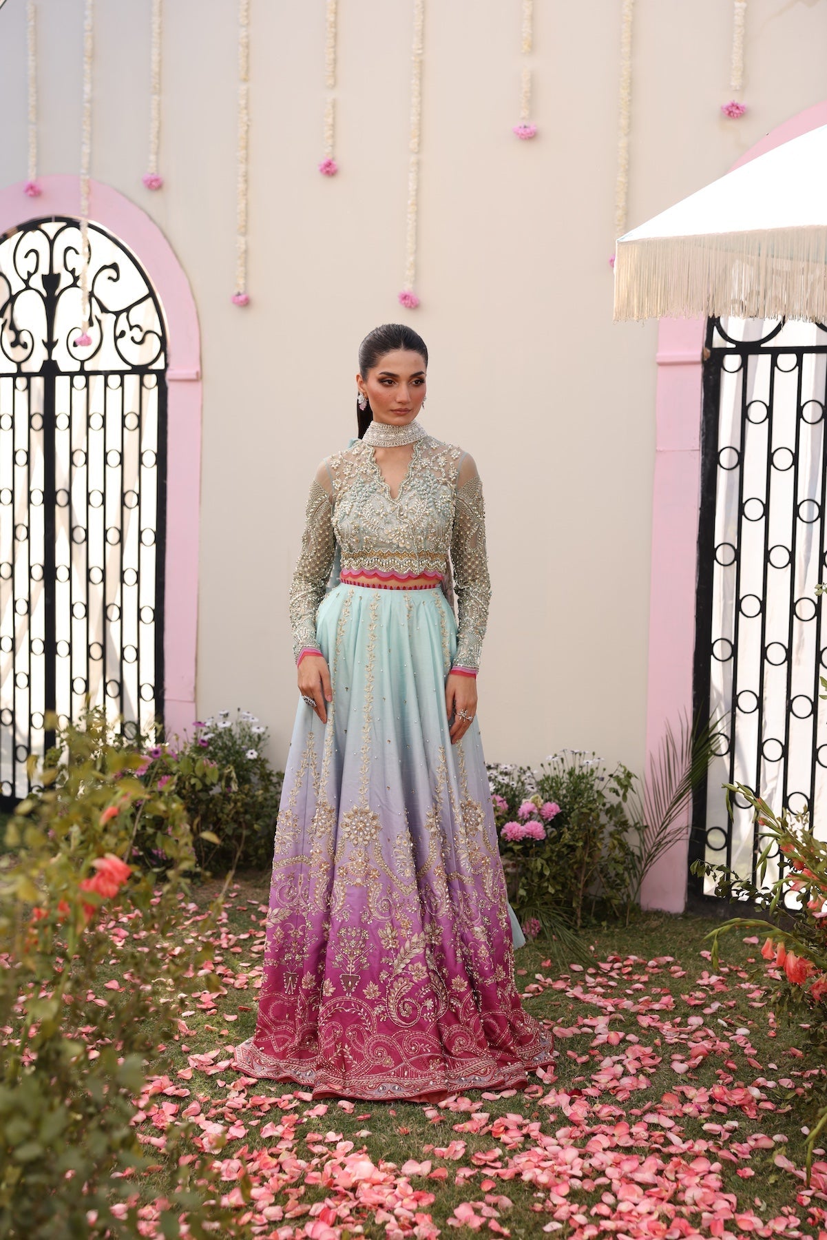 Embroidered Light Khaddar Shalwar