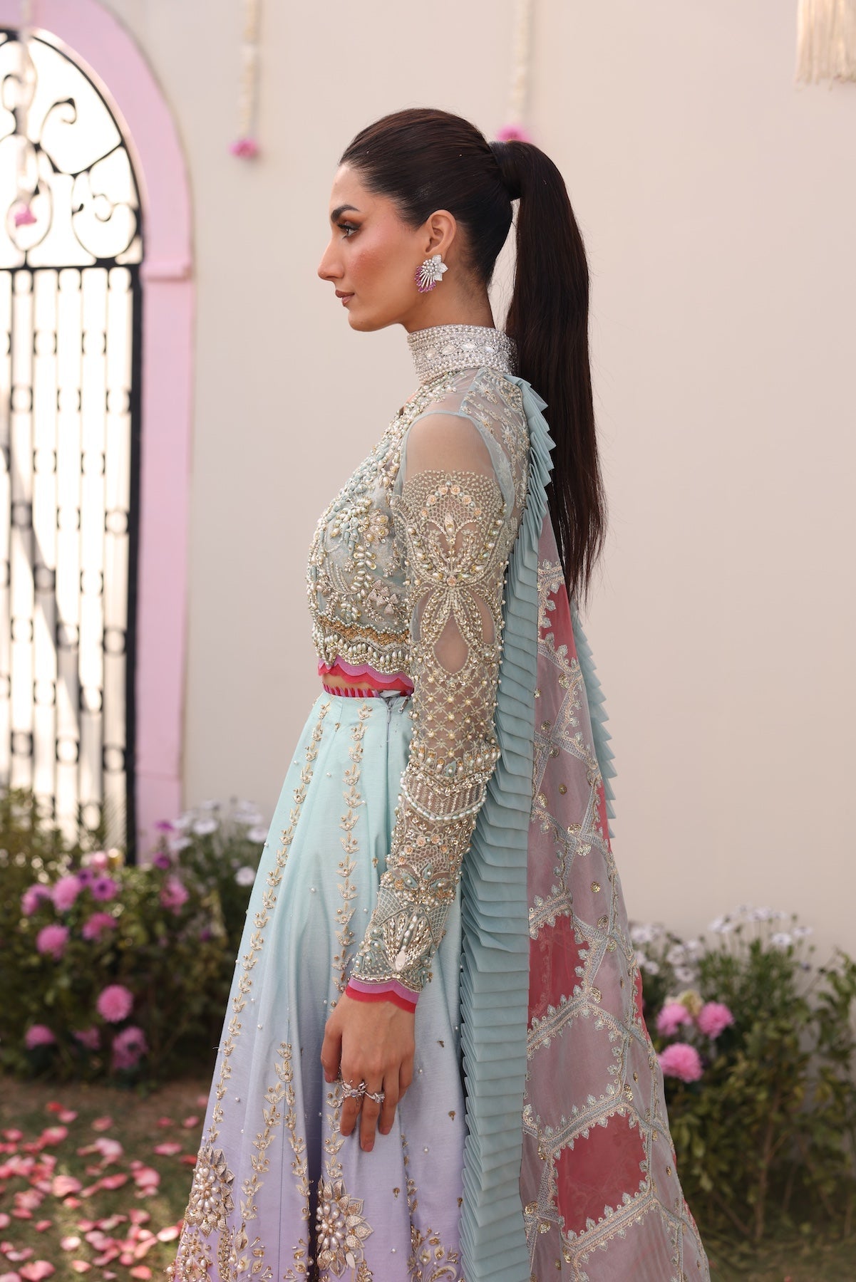 Embroidered Light Khaddar Shalwar