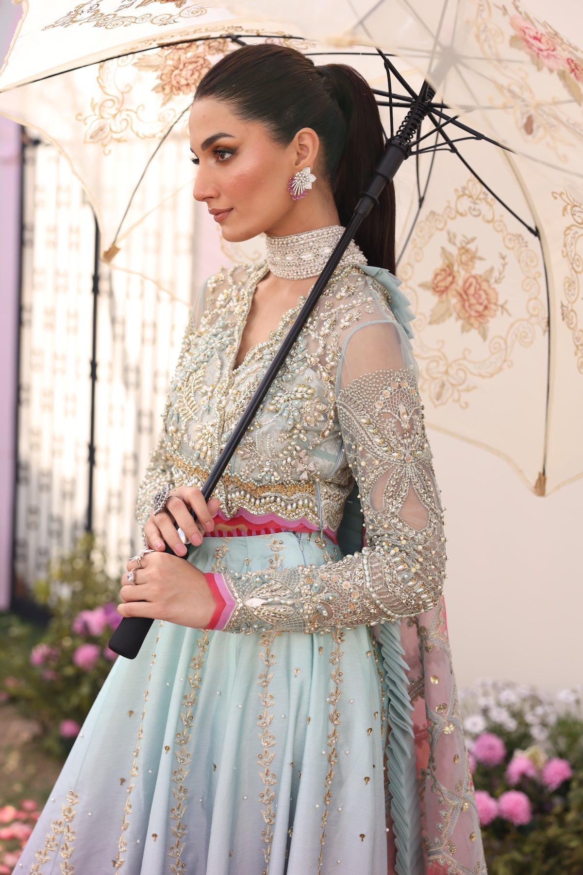 Embroidered Light Khaddar Shalwar