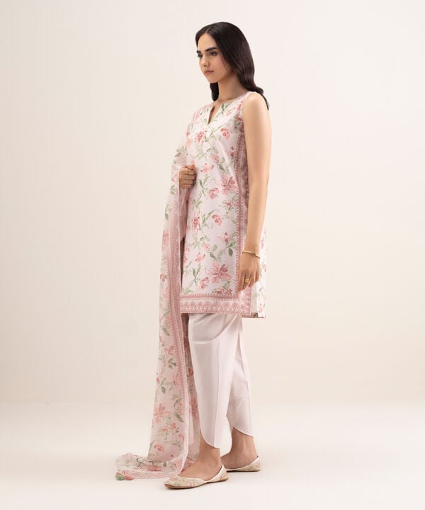 3 Piece - Printed Lawn Suit