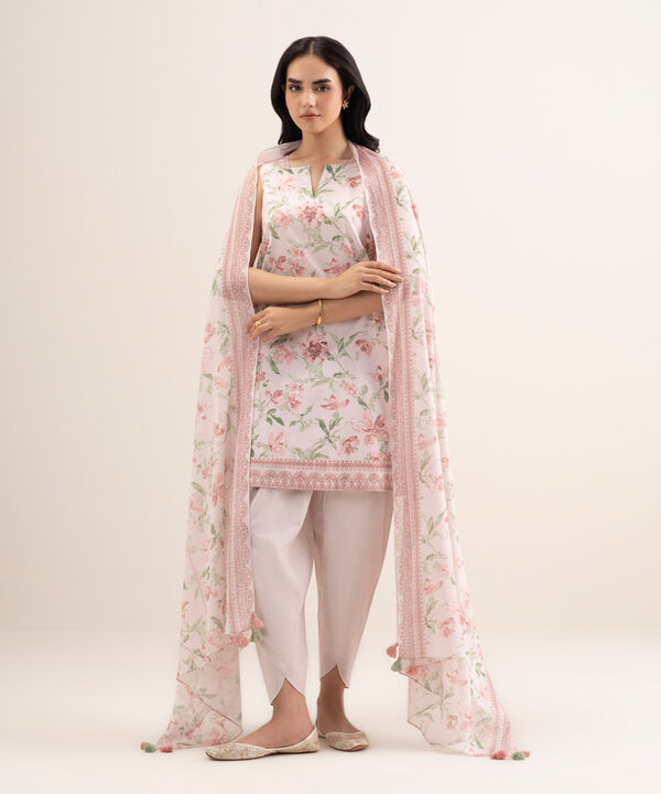 3 Piece - Printed Lawn Suit