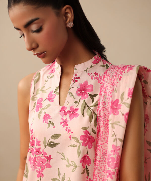 3 Piece - Printed Lawn Suit