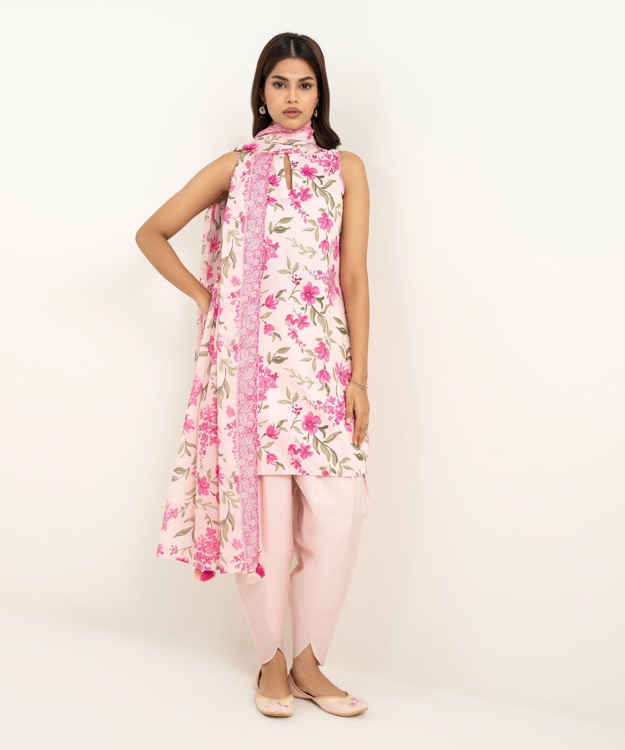 3 Piece - Printed Lawn Suit