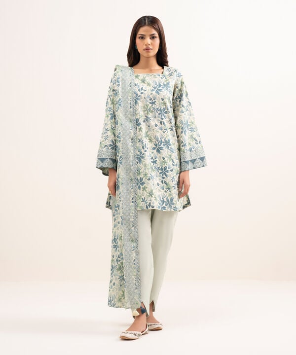 3 Piece - Printed Lawn Suit