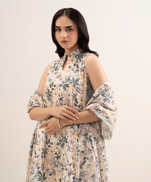 3 Piece - Printed Lawn Suit