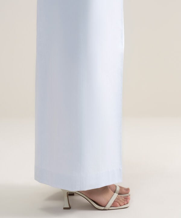 Dyed Cotton Trousers