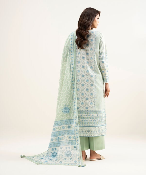 3 Piece - Printed Lawn Suit