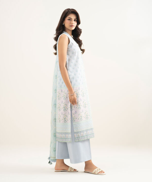 3 Piece - Printed Lawn Suit