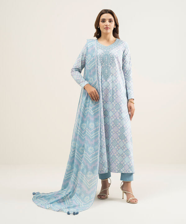 3 Piece - Embroidered Lawn Suit