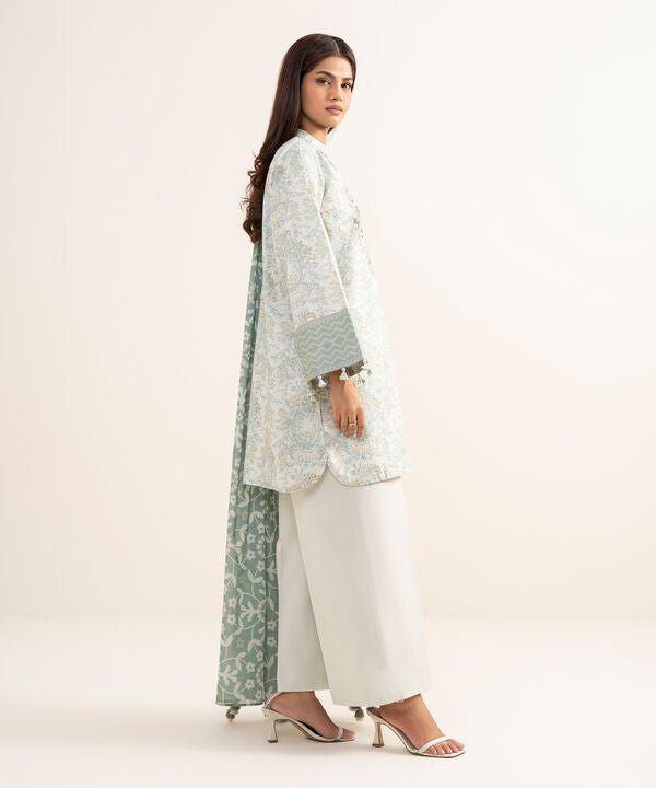 3 Piece - Embroidered Lawn Suit