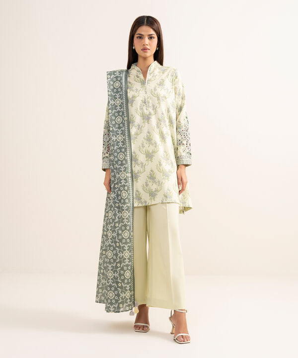 3 Piece - Embroidered Lawn Suit