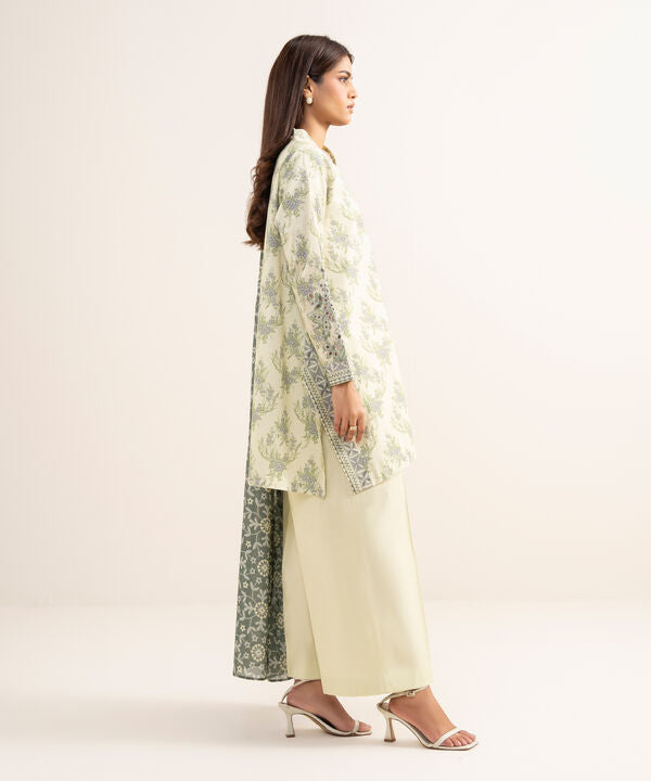 3 Piece - Embroidered Lawn Suit