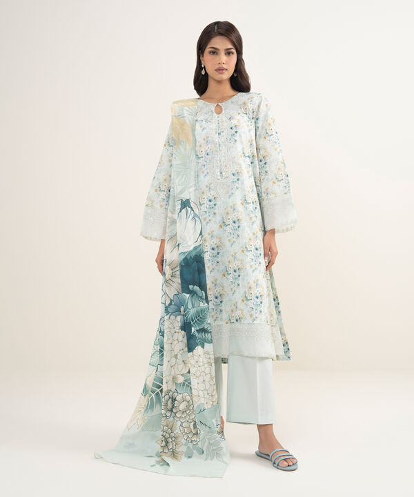 2 Piece - Embroidered Lawn Suit